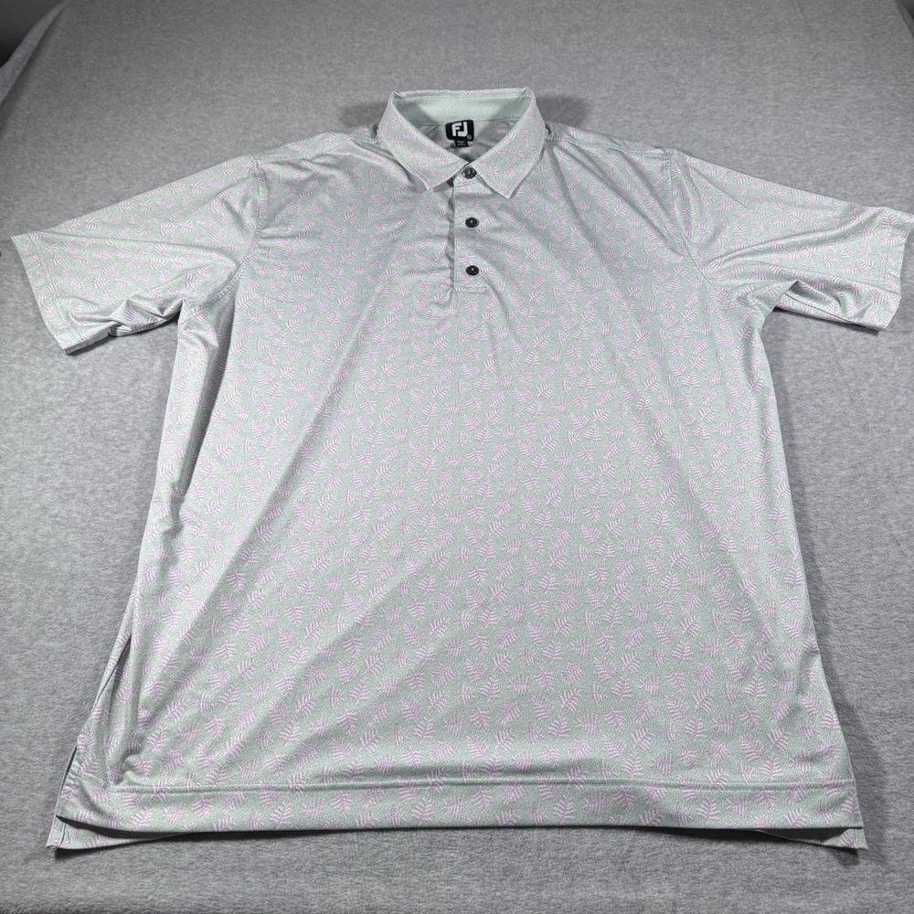 Footjoy Men's Polo Golf Shirt Casual Outdoor Dri Fit‎ 2XL